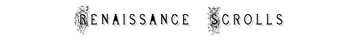 Renaissance Scrolls font